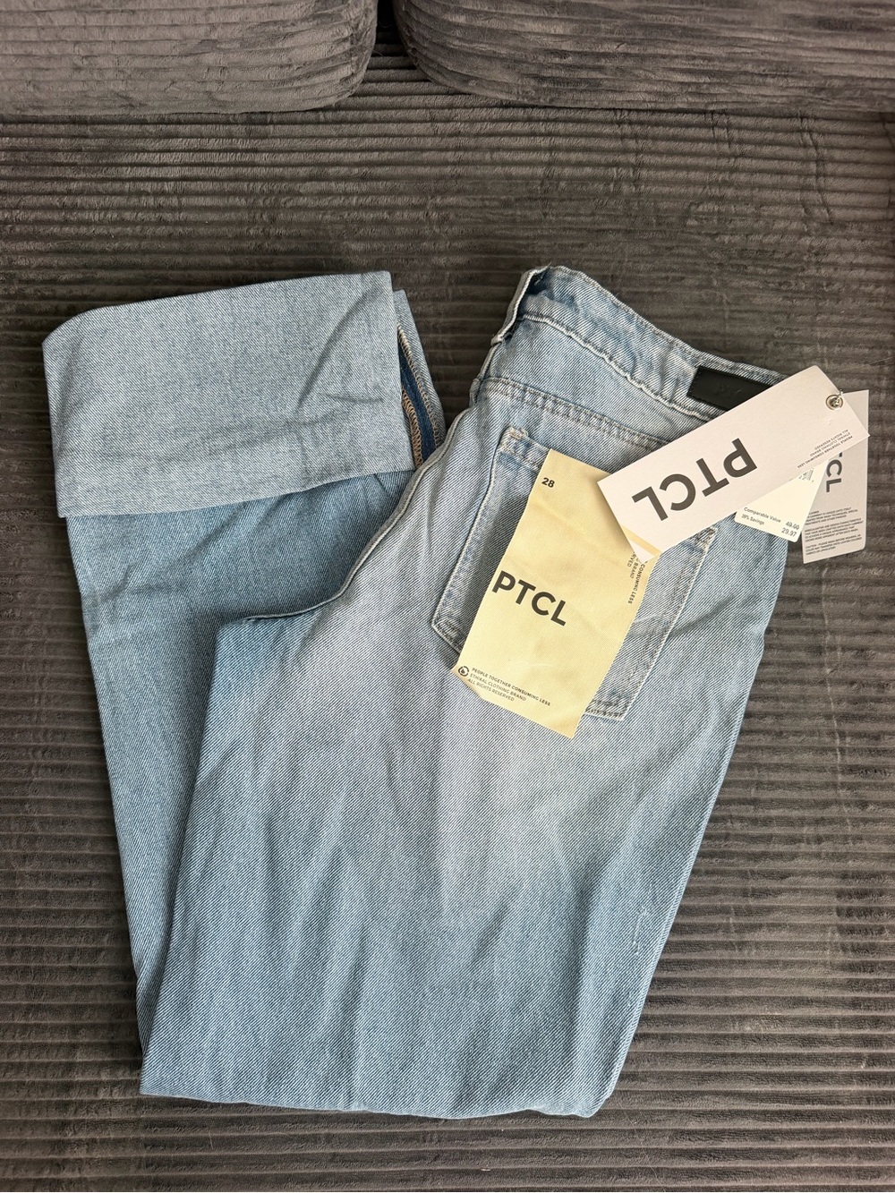 Nordstrom Light Blue Women's Wide-Leg Jeans